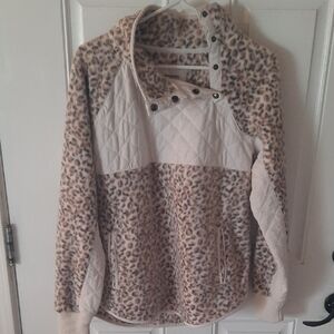 Abercrombie & Fitch Leopard Print Jacket